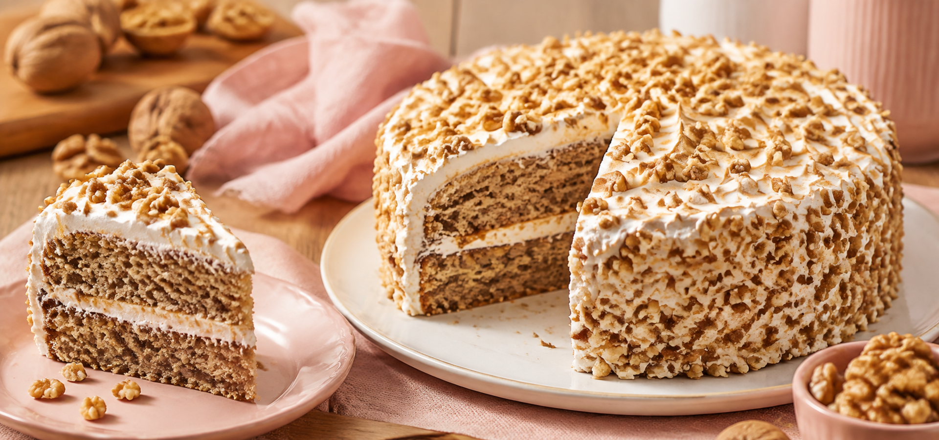 Bolo de nozes