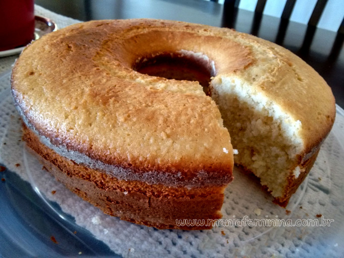 Bolo de aipim com cocô