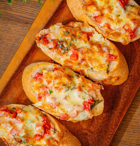 Pizza com pão